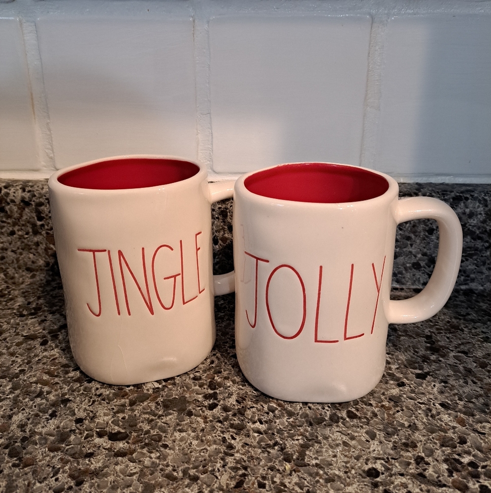 Rae Dunn Christmas Mugs